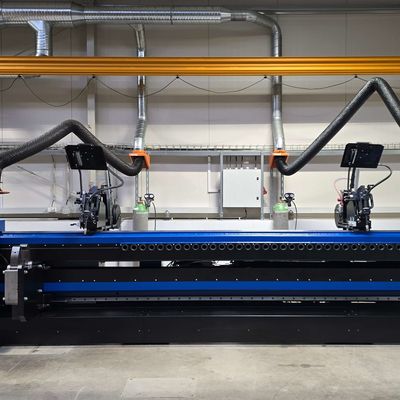 New equipment for welding articulated shafts.